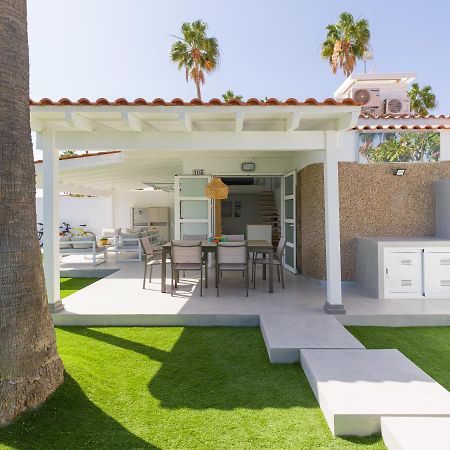 Aquarium Bungalow Private Jacuzzi, 3 Bedrooms, Ac And Bikes Maspalomas  Exterior photo